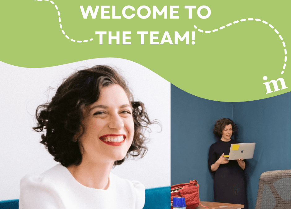 Welcome Maria to the Team!